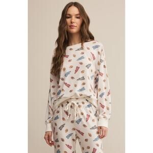 Z Supply Elle Let's Go Long Sleeve Top - Vanilla Ice NWT VARIOUS SIZES
